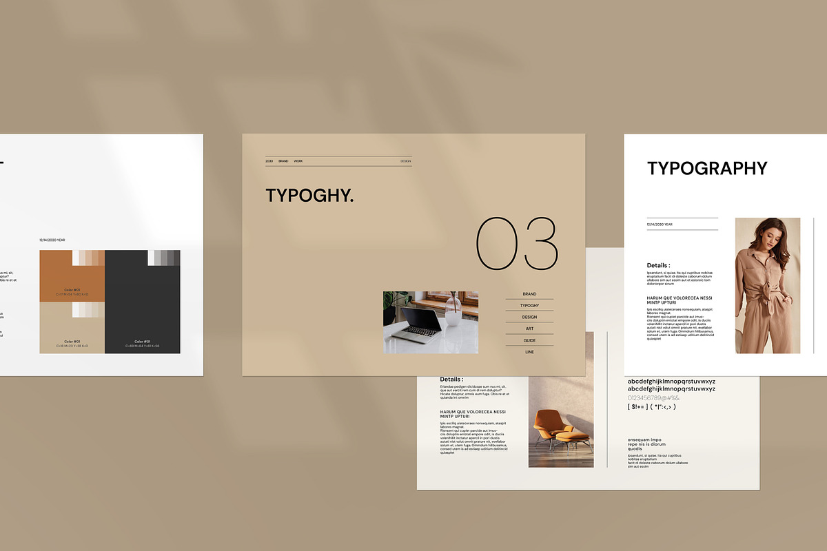 Brand Guideline Brochure Template, a Brochure Template by PrintIdea (Photo 5 of 6)