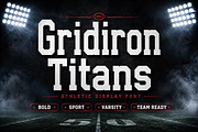 Gridiron Titans, a Slab Serif Font by Wow Magic (Thumbnail 1 of 6)