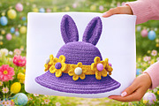 Easter Faux Crochet PNG Bundle, a Texture Illustration by RobertsArt (Thumbnail 7 of 9)