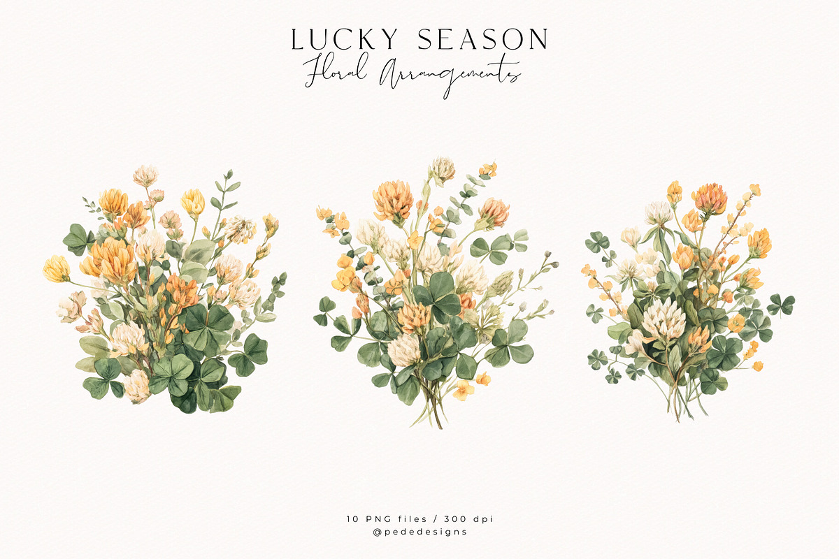 Lucky Season Collection, a Seasonal Illustration by PeDe Designs (Photo 15 of 26)