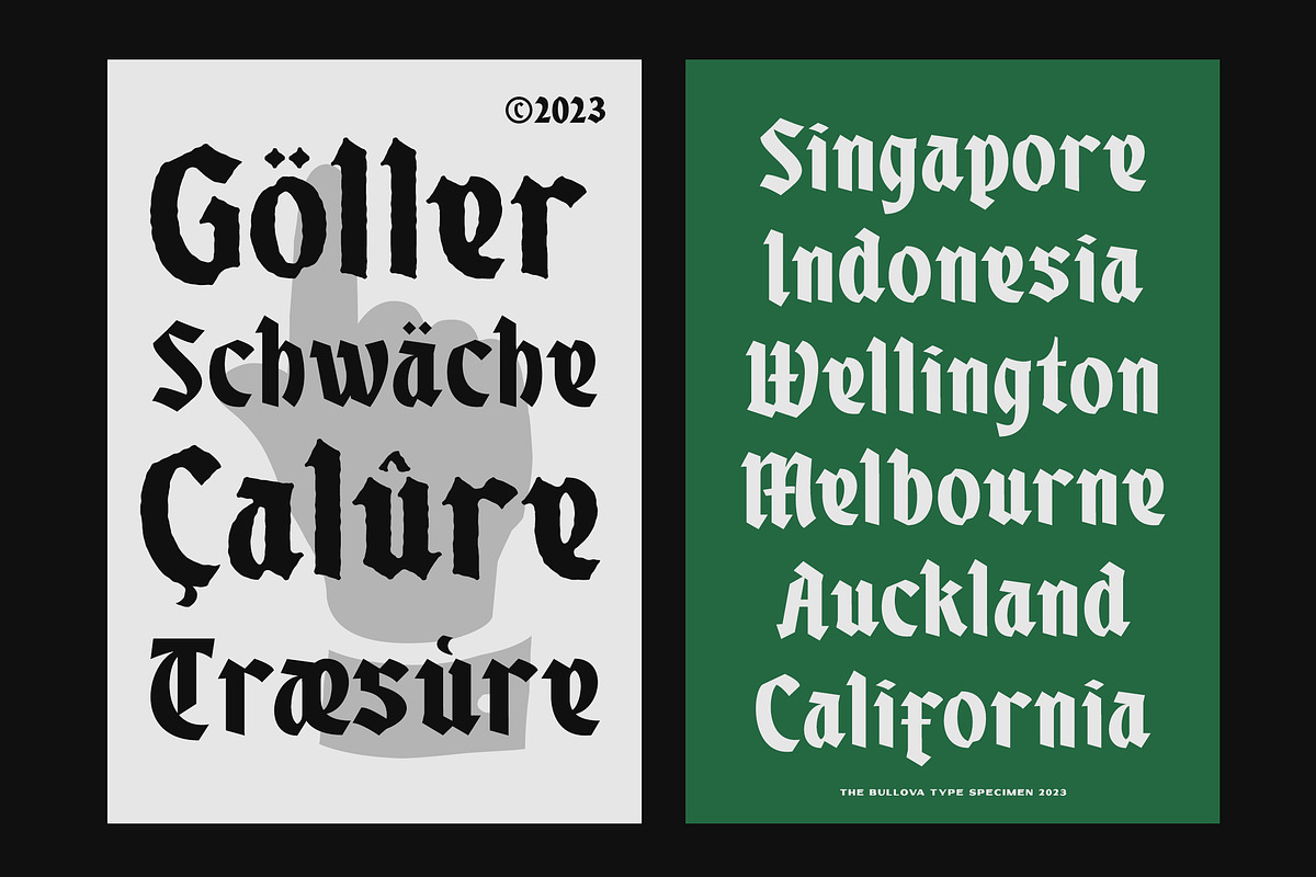 The Bullova Blackletter Fonts, a Blackletter Font by Angin Studio (Photo 6 of 18)
