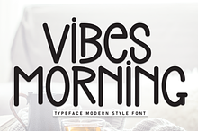 Vibes Morning | Script Font