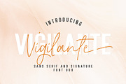 Vigilante | A Modern Classy Font Duo, a Sans Serif Font by Andrimada Creative (Thumbnail 1 of 10)
