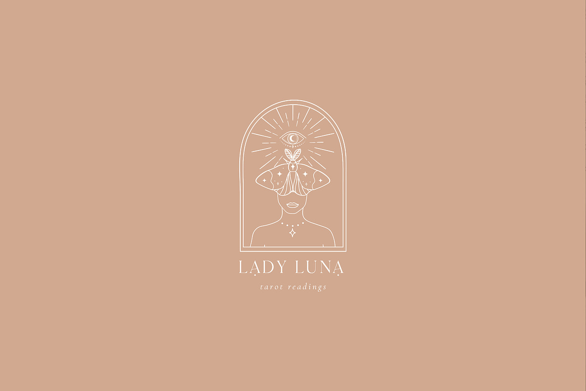 Lady Luna Pre-Made Logo Designs, a Branding & Logo Template by Olya Creative (Photo 6 of 11)