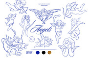 +420 Barbara Vintage Line Art Set, a Decorative Illustration by NassyArt (Thumbnail 18 of 29)