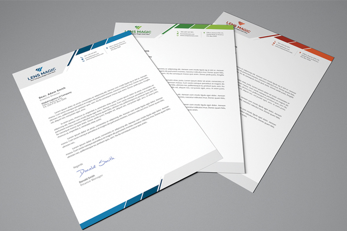 Letterhead, a Stationery Template by Pxl_graphic (Photo 3 of 4)