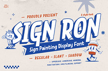 Sign Ron - Display Font