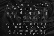 Garline Elegant Ligature Serif, a Serif Font by Alfinart (Thumbnail 9 of 9)