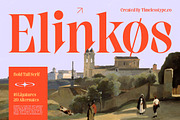 Elinkos Bold Tall Serif, a Serif Font by timelesstype.co (Thumbnail 1 of 10)