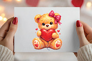Valentine Teddy Bear Png, Valentines, an Illustration by DreamPrint404 (Thumbnail 4 of 6)