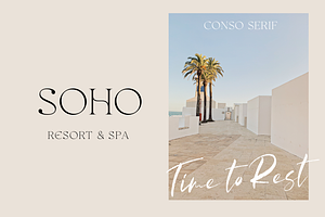 Conso Serif Font Family