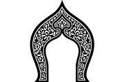 Minimal Islamic Arch Silhouette, an Object Graphic by Creativeshirt (Thumbnail 14 of 17)
