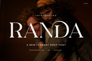 Randa Elegant Serif Font Typeface, a Serif Font by Graphicxell (Thumbnail 1 of 7)