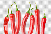 Red peppers in a row, an Object Graphic by Fruits+Veggies (Thumbnail 2 of 3)