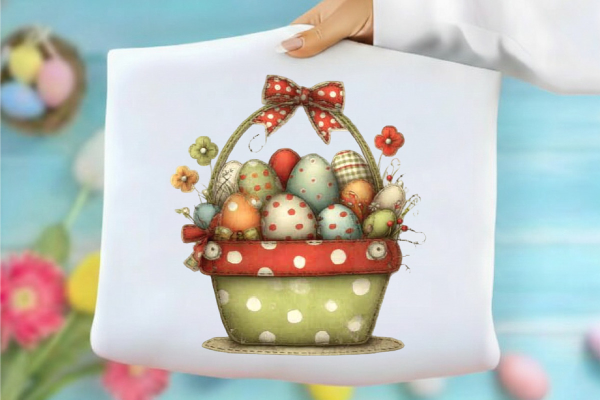 Whimsical Polka Dots Easter Clipart, an Illustration by designcity5 (Photo 4 of 5)
