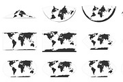 100 World Projections Vector Set, an Education Illustration by Eugene Ga (Thumbnail 6 of 7)