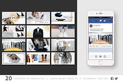 Dazzle Social Media Template Pack, a Social Media Template by Katy Clemmans (Thumbnail 5 of 9)