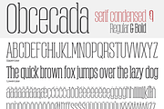 Obcecada Sans & Serif, a Sans Serif Font by deFharo (Thumbnail 5 of 5)