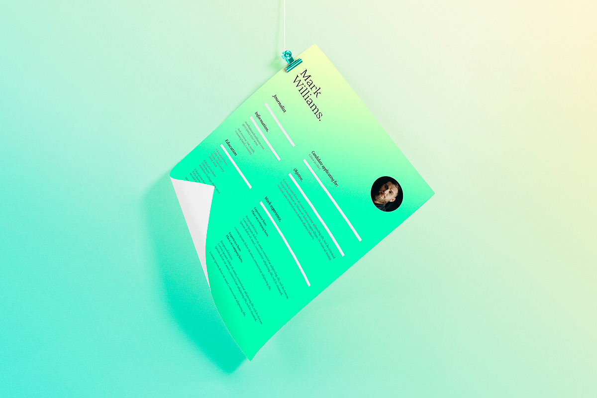Minimal resume and cover letter, a Resume Template by Srg® (Photo 5 of 5)