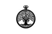 Steampunk Tree of Life Symbol Bundle, an Illustration by yasushie (Thumbnail 13 of 31)