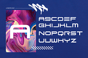 Aerob Sport - Techno Sport Typeface, a Sans Serif Font by Nirmana Visual (Thumbnail 9 of 10)
