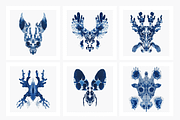 Tona Co. Totemic Cyanotype Inkblots, an Animal Illustration by milatovar (Thumbnail 2 of 19)