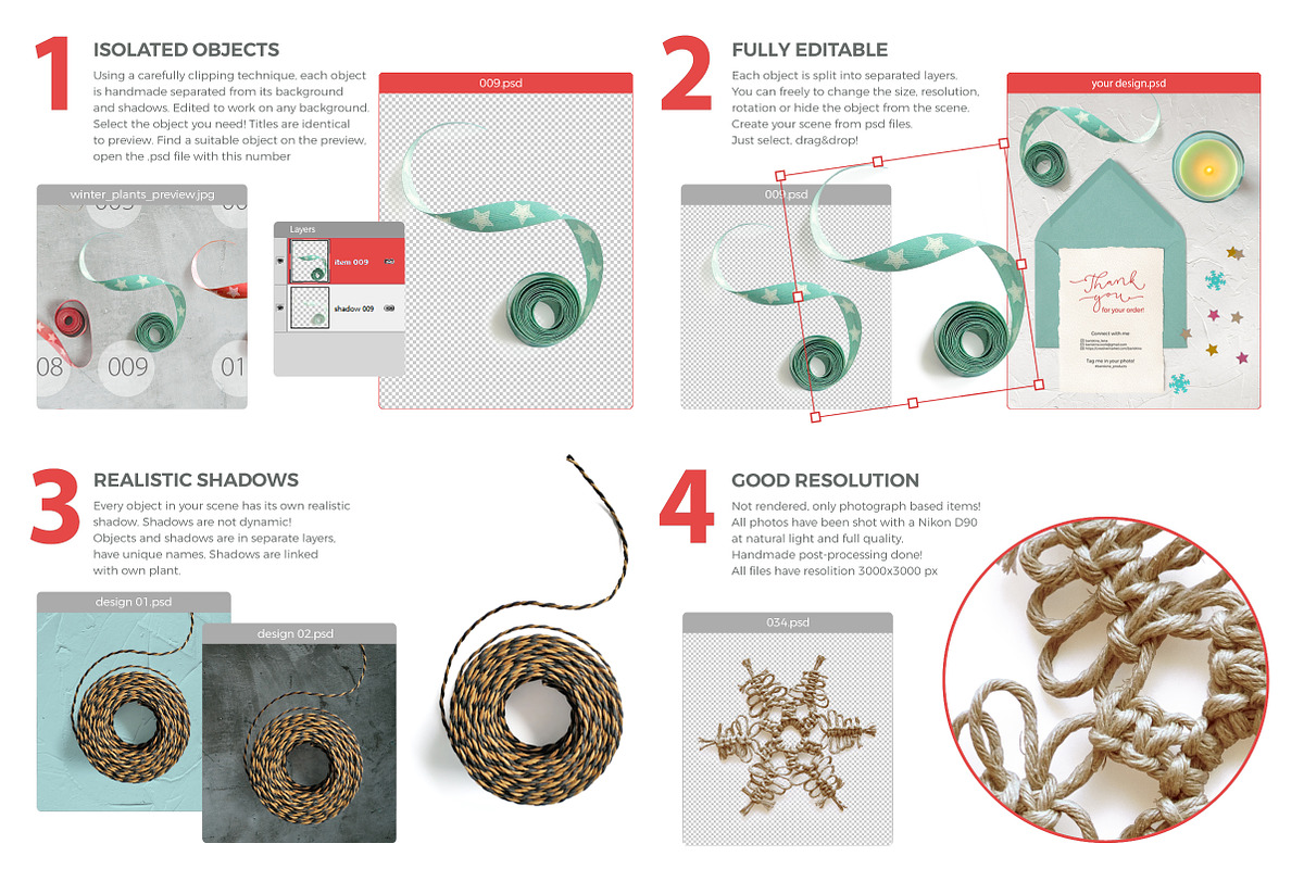 WINTER ITEMS | Scene Creator, a Household Mockup by bariskina (Photo 2 of 5)