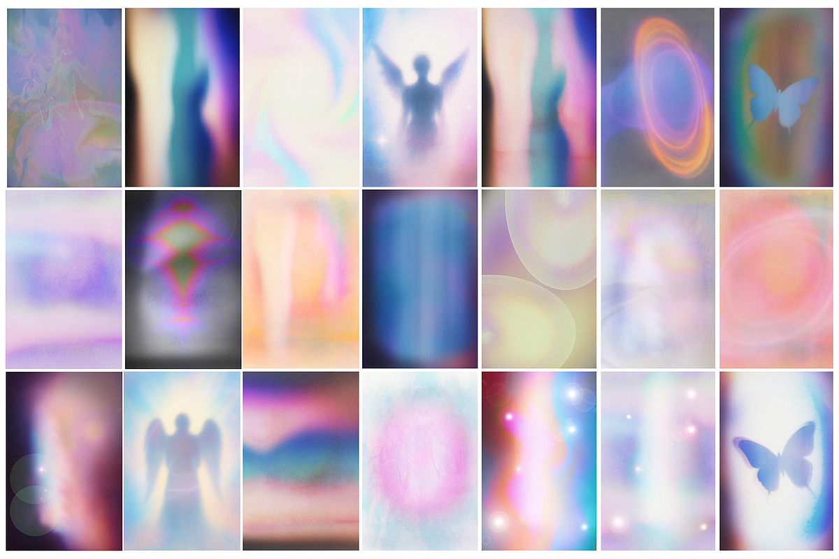 Luminous Drift Background Collection, a Background Graphic by Lidberia (Photo 10 of 10)