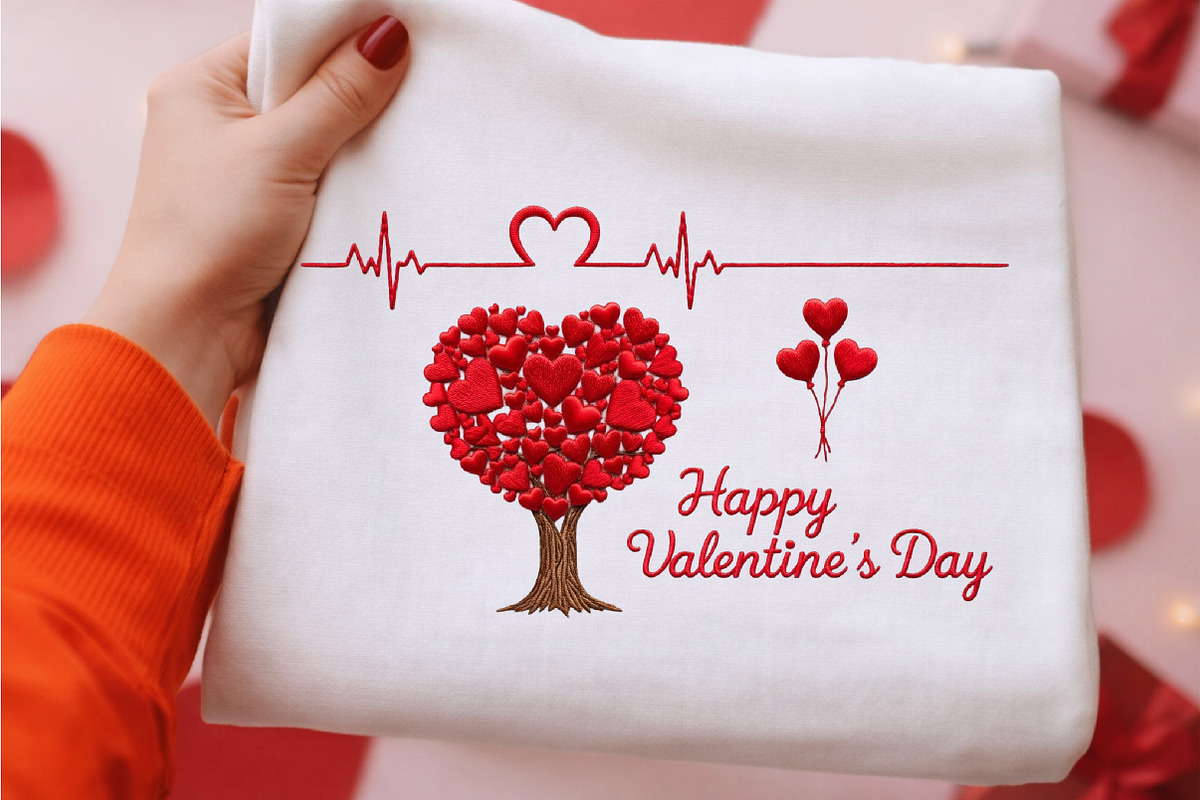 Happy Valentine’s Day Patch PNG, an Illustration by DreamArtGraphic (Photo 1 of 4)