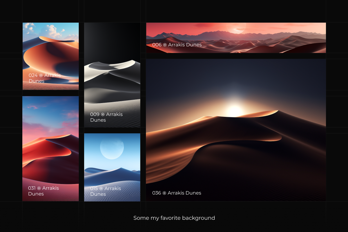 Arrakis Dunes Background Set, a Background Graphic by Digital Blood (Photo 3 of 15)