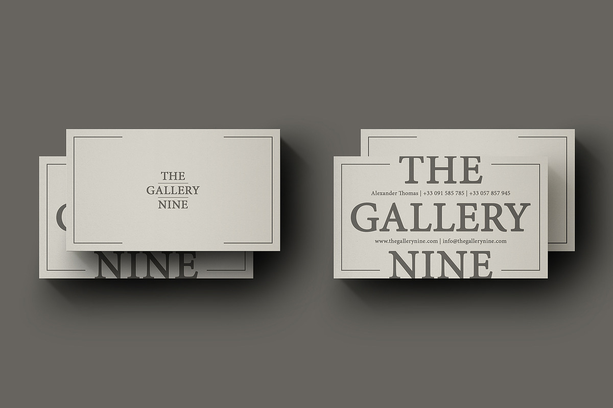Elegant Business Card, a Business Card Template by Marvel (Photo 1 of 5)