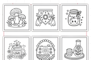 Cozy Vibes Bold & Easy Coloring Book, a Decorative Illustration by Ink Gallery (Thumbnail 8 of 9)