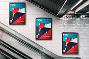 Ultimate subway NYC mockup bundle, a Print Template by As Good As Possible (Thumbnail 9 of 21)