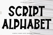 Script Alphabet, a Script Font by InermediaSTUDIO (Thumbnail 1 of 7)