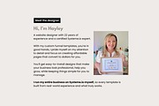 Systeme.io Dark Red List Shop Layout, a Landing Page Template by Hayley's Digital Hub (Thumbnail 10 of 10)