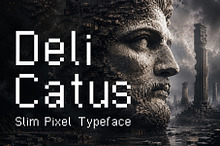 Delicatus - Slim Pixel Typeface