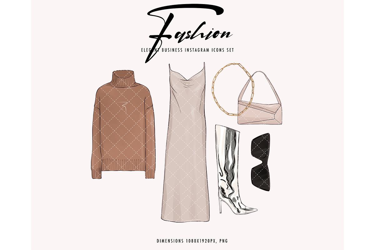 Fashion apparel women clothes, an Illustration by Milatoo (Photo 5 of 10)