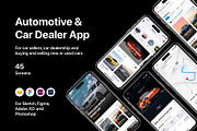 Automotive & Car Dealer App, an UI Kit Template by flr.24 (Thumbnail 1 of 2)