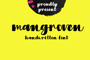 Mangroven, a Handwritten Font by Wildan Type (Thumbnail 1 of 9)