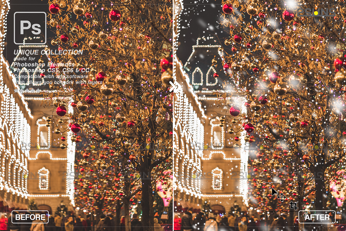 Christmas Photoshop overlay, an Object Graphic by 2SUNS (Photo 8 of 9)