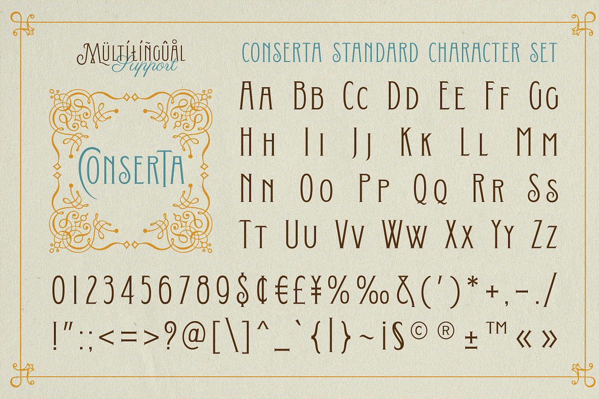 Conserta - Vintage Display Font preview 7
