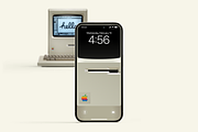 Macintosh 128K iPhone Wallpaper, a Wallpaper Graphic by Obscure Shop (Thumbnail 5 of 5)