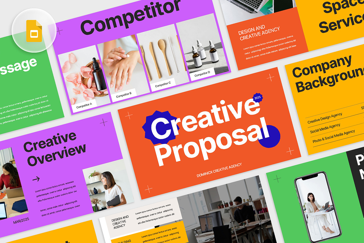 DOMINICX - Creative Proposal GS, a Presentation Template by rgbryand (Photo 1 of 7)