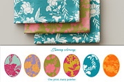 Floral Play Prints & Patterns, a Pattern Graphic by GND ART STUDIO (Thumbnail 2 of 8)