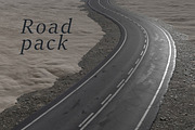 Road texture pack (PBR), a Textures & Material 3D Model by happy brush (Thumbnail 1 of 3)