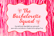 Bachelorette Squad - Wedding Script, a Script Font by Kaya Fonts (Thumbnail 1 of 25)