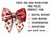 Valentines Day Coquette Bows Clipart, an Illustration by Libby Wishes (Thumbnail 4 of 6)