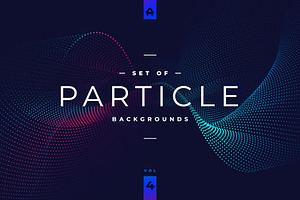 Particle Abstract Backgrounds Vol 4