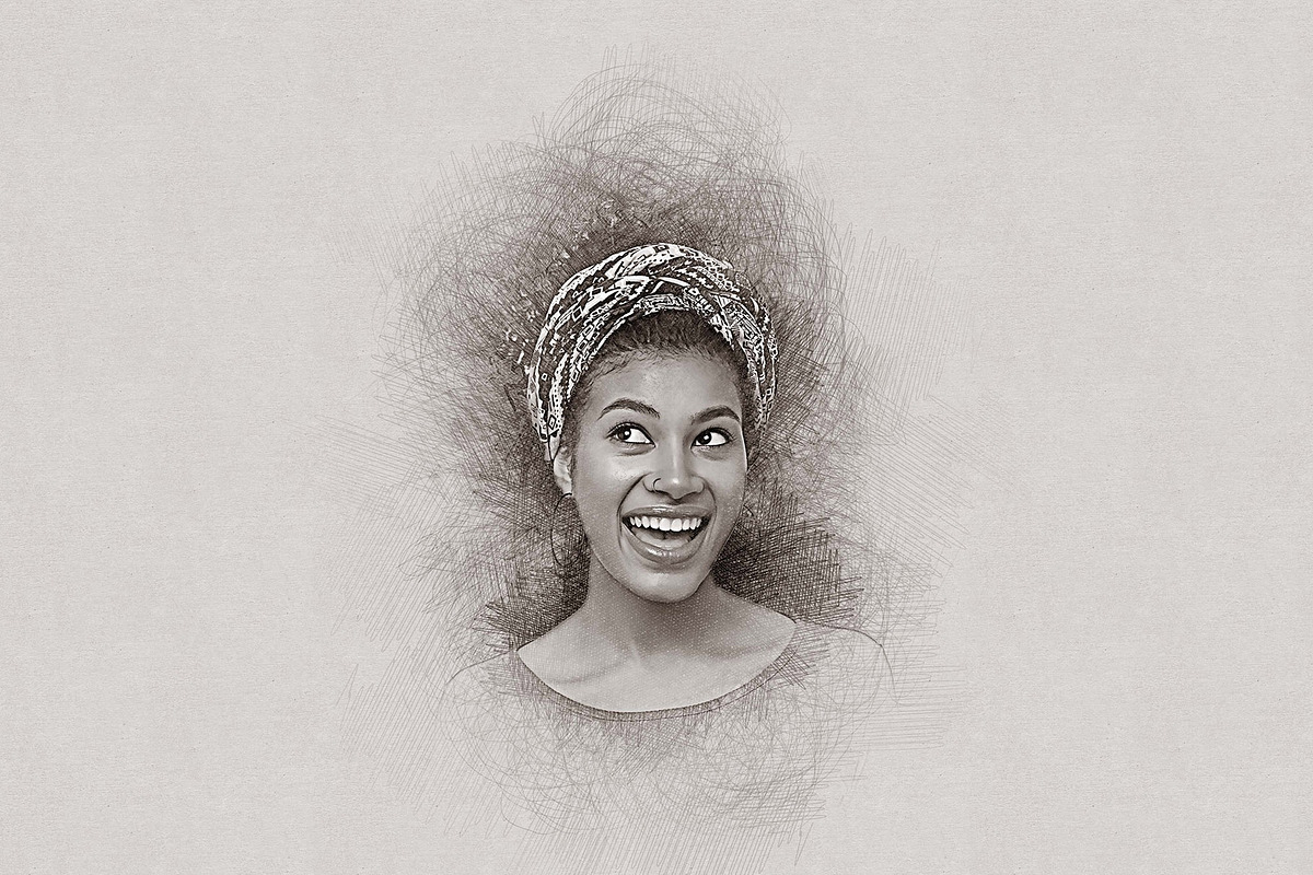 Sketch Art Editable Photo Effect, an Action Add-On by Photoshop Action (Photo 11 of 16)