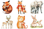 Watercolor Father's Day Animals, an Illustration by Craft Nest (Thumbnail 3 of 6)